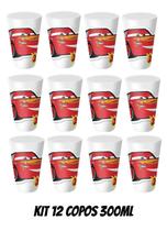 Copo melamine 300ml carros 12pçs (26494)