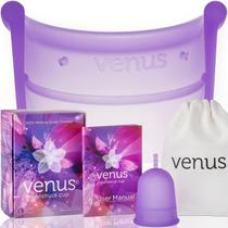 Copo menstrual Venus Large 100% silicone de grau médico