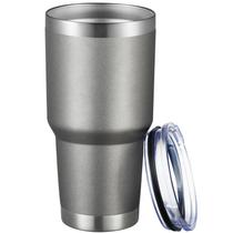 Copo MEWAY 900 ml de aço inoxidável cinza frio, 1 pacote