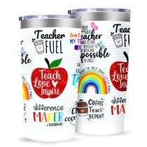 Copo MFGNEH Teacher Gifts 600 ml em aço inoxidável Copo MFGNEH Teacher Gifts 600 ml em aço inoxidável