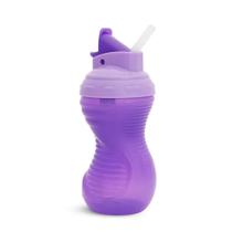 Copo Mighty Grip C/Canudo 296ml +12m Roxo Munchkin