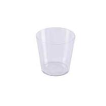 Copo Mini Descartável 25ml Cristal PraFesta c/ 10 unidades Copo Mini Descartável 25ml Cristal PraFesta c/ 10 unidades