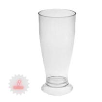 Copo Mini Tulipa Acrílico Transparente 220ml Chopp Cerveja