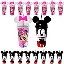 Copo Minnie e Mickey com Orelhas Infantil para Festas Kit 20 Copos Copo Minnie e Mickey com Orelhas Infantil para Festas Kit 20 Copos