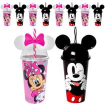 Copo Minnie e Mickey Mouse com Orelhas para Festa Infantil - Kit 10 Unidades Copo Minnie e Mickey Mouse com Orelhas para Festa Infantil - Kit 10 Unidades