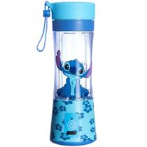 Copo Mixer Liquidificador Stitch Sem Fio 6 laminas Com Filtro 300ml Potente BPA FREE Oficial Disney - Zona Criativa