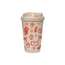 Copo Mug 300mL Green Palha Colecao AMOR Romance