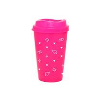 Copo Mug 300mL Rosa Neon Colecao AMOR Cupido