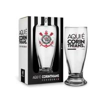 Copo Munich 200ml - Aqui é Corinthians - BrasFoot