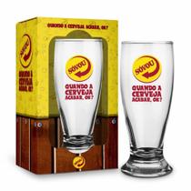 Copo munich 200ml - sátiras cervejas - só vou - Brasfoot