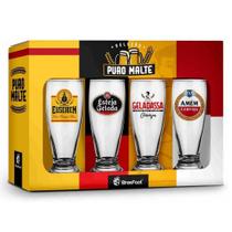 Copo Munich Puro Malte Com 4 Unidades 200 Ml Cada Copo Munich Puro Malte Com 4 Unidades 200 Ml Cada