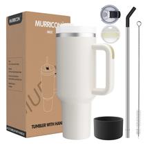 Copo MURRICON 1183ml com Alça, Palha e Tampa de Aço Inoxidável Copo MURRICON 1183ml com Alça, Palha e Tampa de Aço Inoxidável