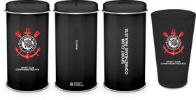 Copo na Lata Cofre Corinthians Kit Timão Oficial Copo na Lata Cofre Corinthians Kit Timão Oficial