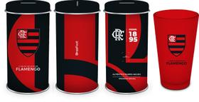 Copo na Lata Cofre Flamengo Kit Mengão Oficial