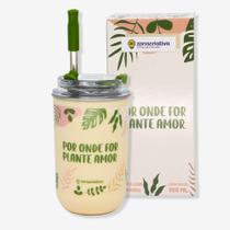 Copo Neo C/Canudo 300ml Jardinagem Zona Criativa Copo Neo C/Canudo 300ml Jardinagem Zona Criativa