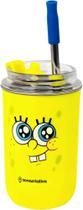 Copo Neo C/ Canudo Bob Esponja 300ml Copo Neo C/ Canudo Bob Esponja 300ml