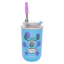 Copo Neo com Canudo 300ml Sulley Zona Criativa - 10026752 Copo Neo com Canudo 300ml Sulley Zona Criativa - 10026752