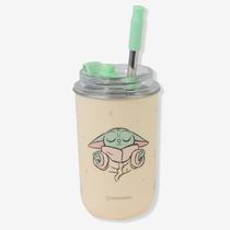 Copo Neo com Canudo Baby Yoda 300ML - Star Wars