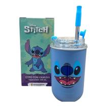 Copo Neo Stitch Disney 300ml c/ Canudo - ZonaCriativa Copo Neo Stitch Disney 300ml c/ Canudo - ZonaCriativa