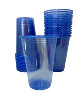 Copo Neon Azul Biodegradável Descartável Premium 200 Un