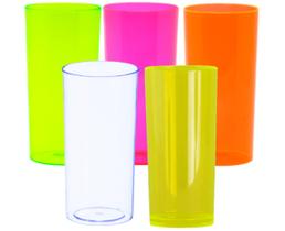 Copo Neon Long Dring 320 Ml Acrílico Kit Com 100 Unidades Copo Neon Long Dring 320 Ml Acrílico Kit Com 100 Unidades