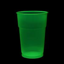 Copo Neon Para Festa Balada C/ 50un Premium Reforçado 300ml Cor Verde Copo Neon Para Festa Balada C/ 50un Premium Reforçado 300ml Cor Verde