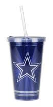 Copo Nfl Com Canudo Dallas Cowboys 480ml