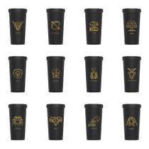 Copo nutri signos com tampa 500ml preto brinox Copo nutri signos com tampa 500ml preto brinox