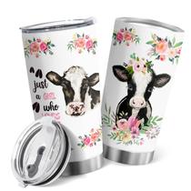 Copo Oasisdream de aço inoxidável 600mL com estampa de vaca Copo Oasisdream de aço inoxidável 600mL com estampa de vaca