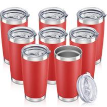 Copo Orebigo 600ml isolado em aço inoxidável, pacote com 8 unidades de vinho Copo Orebigo 600ml isolado em aço inoxidável, pacote com 8 unidades de vinho