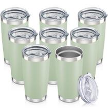 Copo Orebigo Sagebrush Green 600mL em aço inoxidável, pacote com 8 Copo Orebigo Sagebrush Green 600mL em aço inoxidável, pacote com 8
