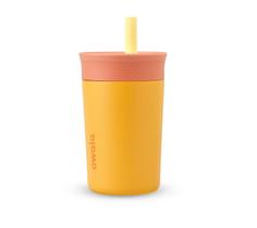 Copo Owala Tumbler Infantil Stainless Steel Termica 12Oz/355Ml-Laranja (Picnic)