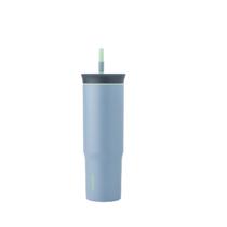 Copo Owala Tumbler Stainless Steel Termica 24Oz/710Ml-Cinza/Azul (Lost Valley)