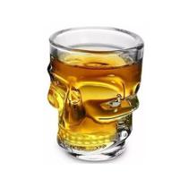 Copo p/ Shot Dose de Vidro Caveira 50 ml - Lyor