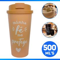 Copo P/ Viagem C/ Tampa e Bico Para Café/Chá 500ml
