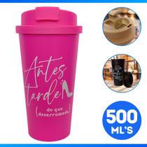 Copo P/ Viagem C/ Tampa e Bico Para Café/Chá 500ml Copo P/ Viagem C/ Tampa e Bico Para Café/Chá 500ml