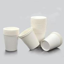 Copo Papel 100ml Branco Café Bio Térmico - 50 unid