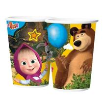 COPO PAPEL 180 ml MASHA E O URSO CLASSICA 12 un. REGINA FESTA