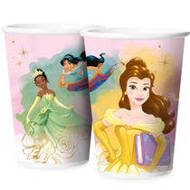 Copo Papel 180ml - Festa Princesas Disney - 12 unidades - Regina -