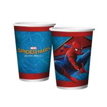 Copo Papel 180ml Spider Man Home Coming C/8 Unidades - Regina