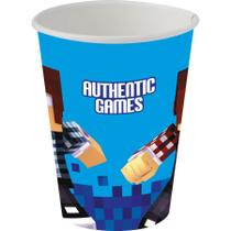 Copo Papel 200ML 8 Unidades - Authentic Games - Festcolor Copo Papel 200ML 8 Unidades - Authentic Games - Festcolor