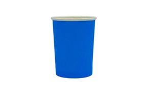 Copo Papel 200ml Azul Claro C/8 Forfest