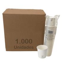 Copo Papel Branco 100Ml 110Ml Biodegradável Térmico C/1000