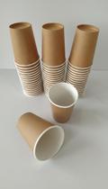 Copo Papel Kraft 200ml Térmico 50un Copo Papel Kraft 200ml Térmico 50un