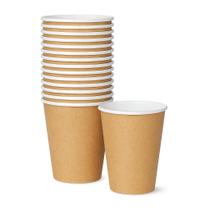 Copo Papel Kraft Descartável Ecológico 50Un Para Café 180Ml Copo Papel Kraft Descartável Ecológico 50Un Para Café 180Ml