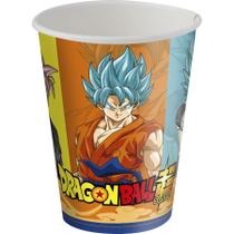 Copo Papel Tema 200ml Dragon Ball Goku - 08 unid