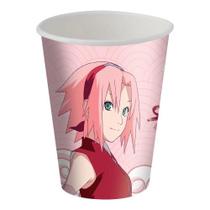 Copo Papel Tema 200ml Sakura Naruto - 08 unid