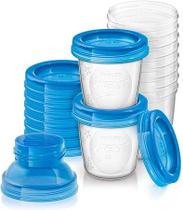 Copo Para Armazenamento De Leite Materno Philips Avent Kit C/ 10 Unidades