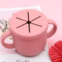 Copo Para Bebê Em Silicone Anti Derramamento - 4Fitness