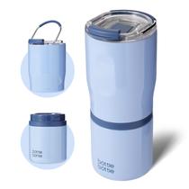 Copo para Beber BOTTLE BOTTLE 2 em 1 Isolado 650ml Azul